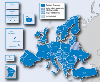 Карта CityNavigator Europe на MSD 16 GB необновляемая